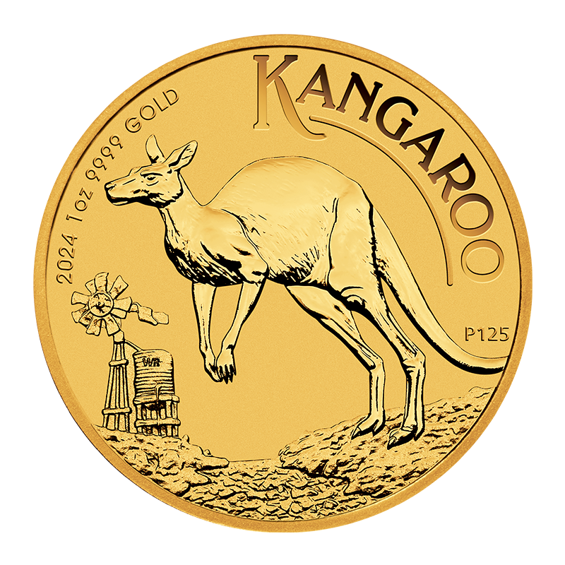 Image for 1oz Gold Australian Kangaroo (2024) from TD Precious Metals